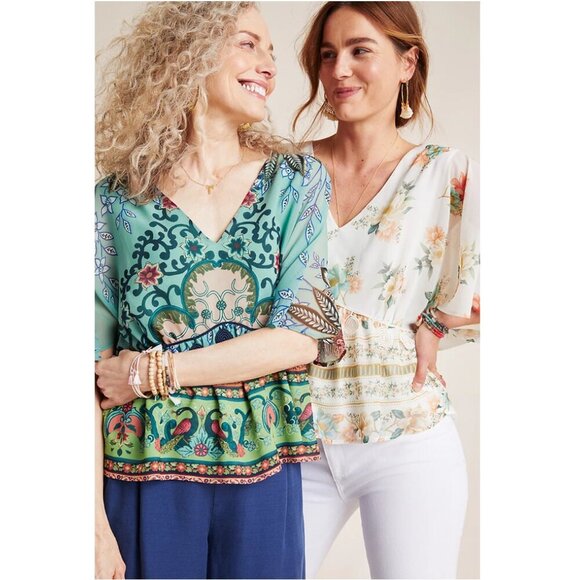 Farm Rio for Anthropologie Idiya Blouse - Picture 4 of 14